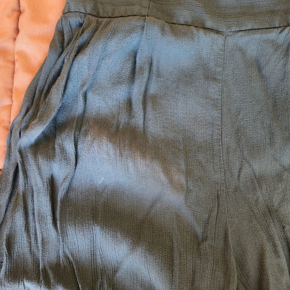 Free People Blue Flowy, Loose, Wide Legged Pants - Size Small - Picture 4 of 7